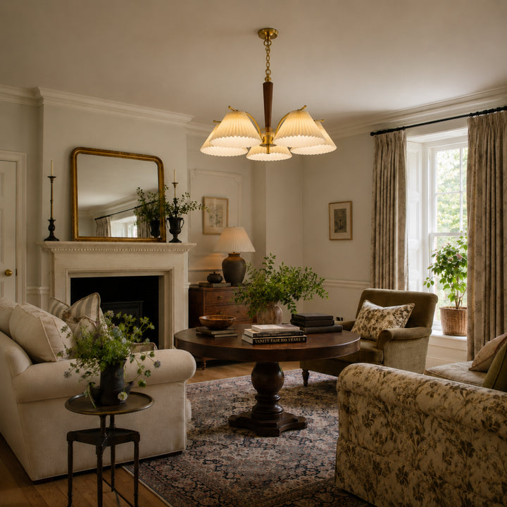 Classic Pleated Chandelier 10