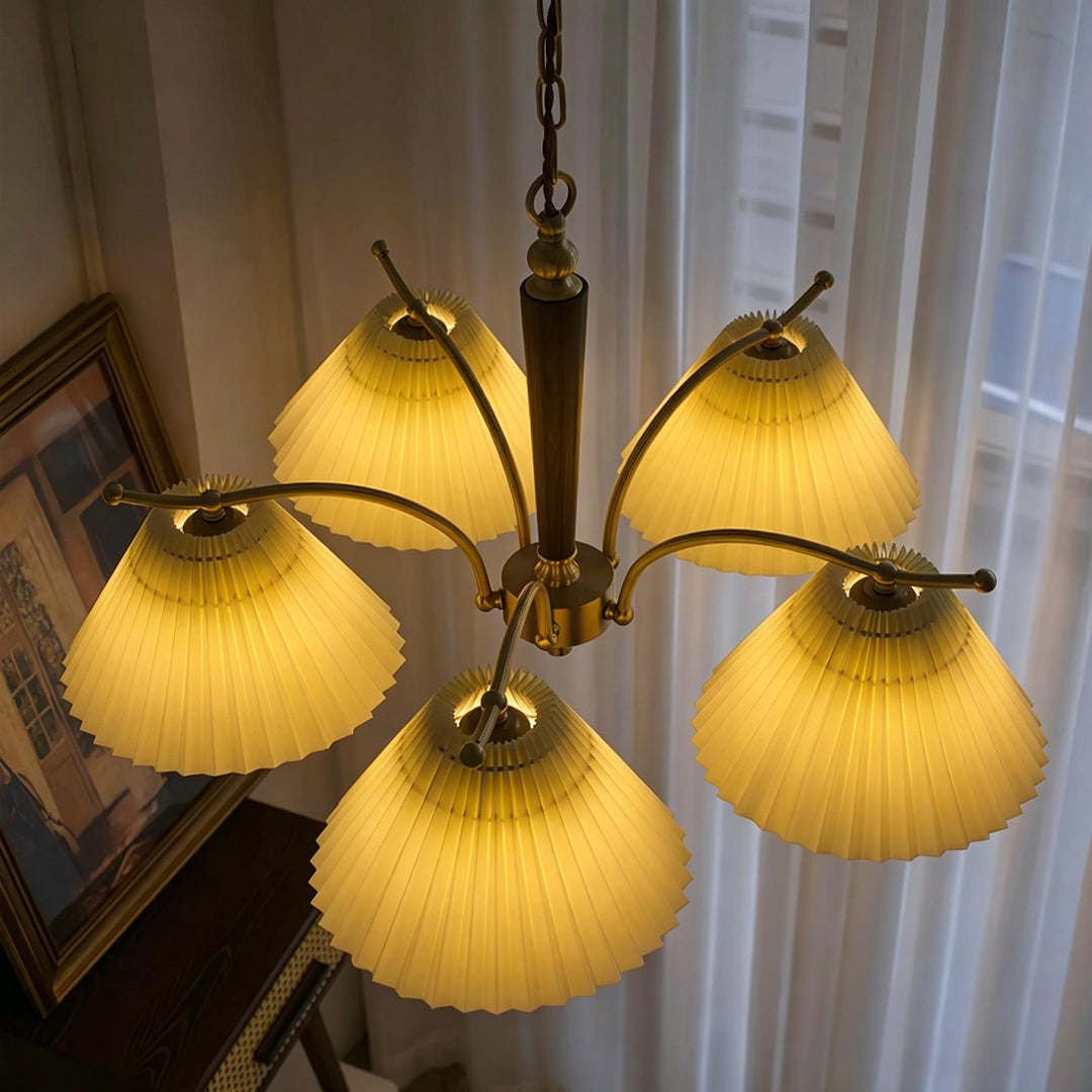 Classic Pleated Chandelier 11