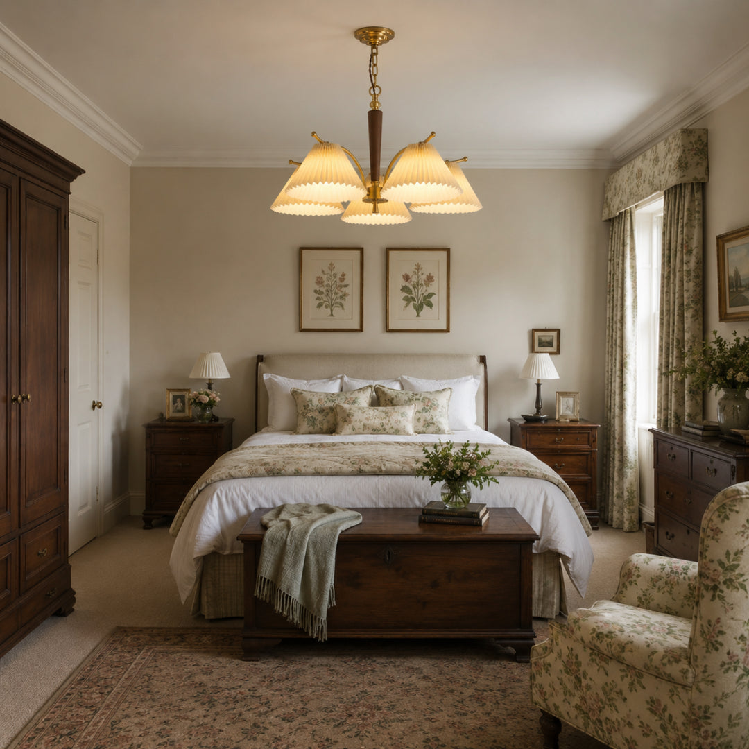 Classic Pleated Chandelier 13