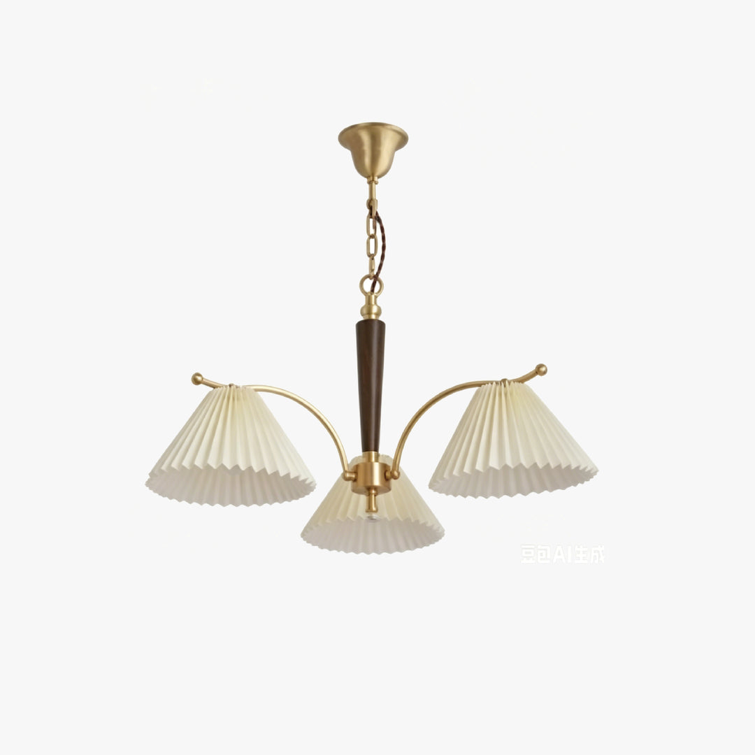 Classic Pleated Chandelier 3
