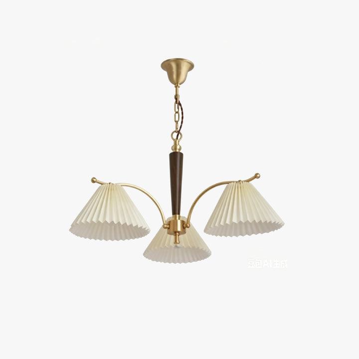 Classic Pleated Chandelier 3