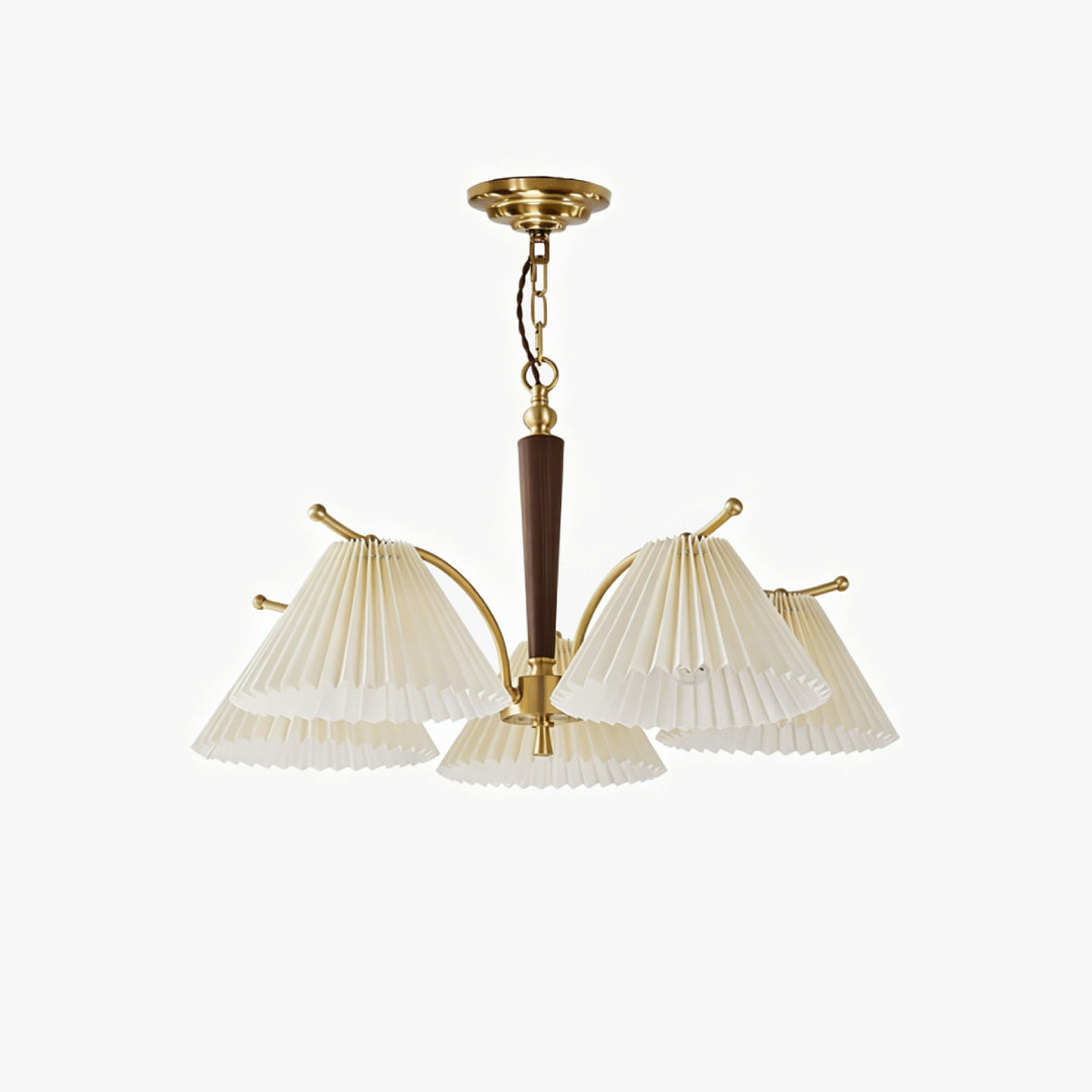 Classic Pleated Chandelier 4