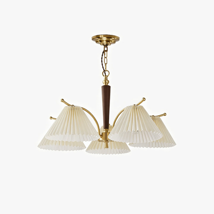 Classic Pleated Chandelier 4