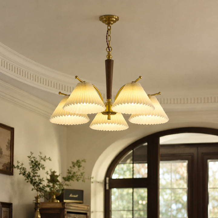 Classic Pleated Chandelier 5