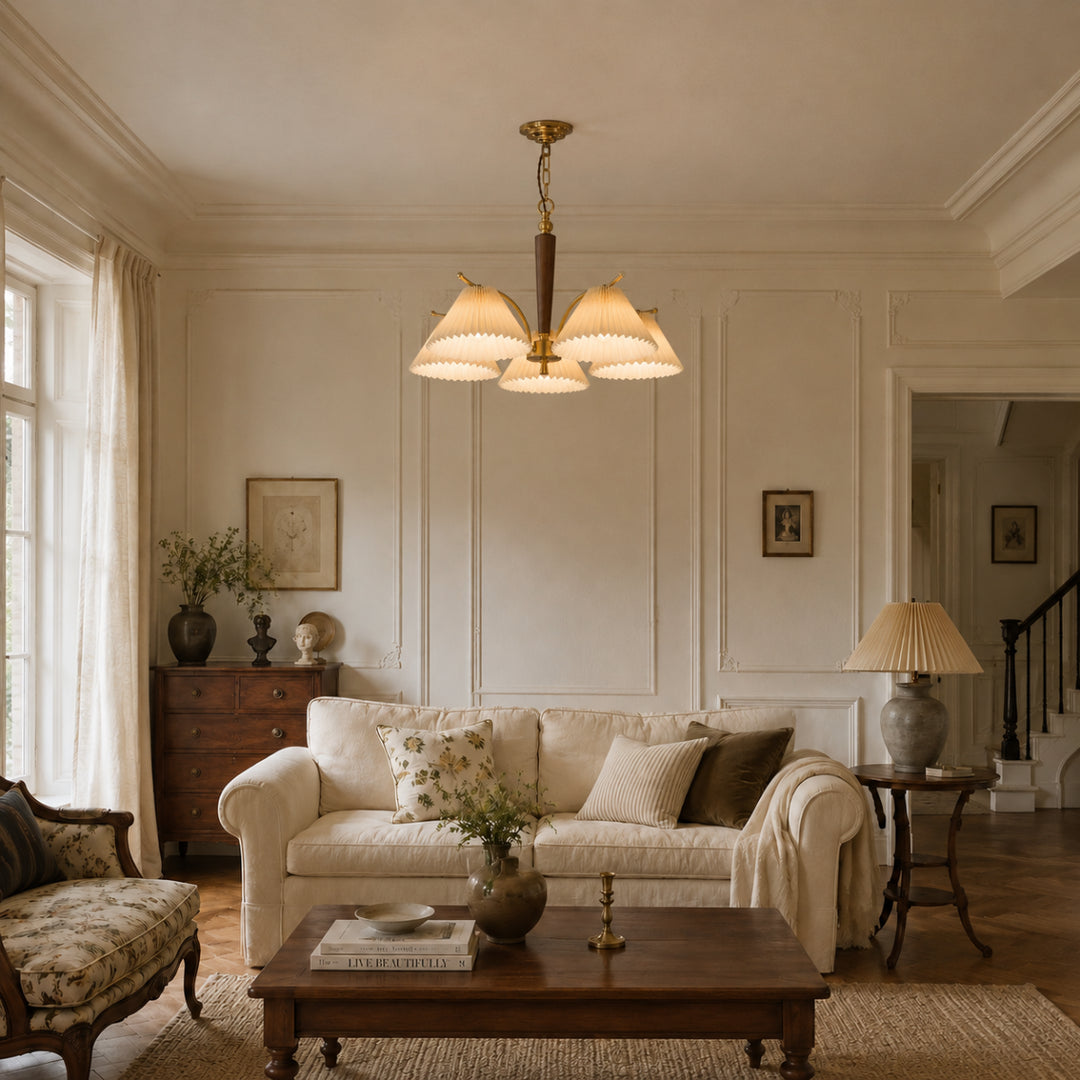Classic Pleated Chandelier 7