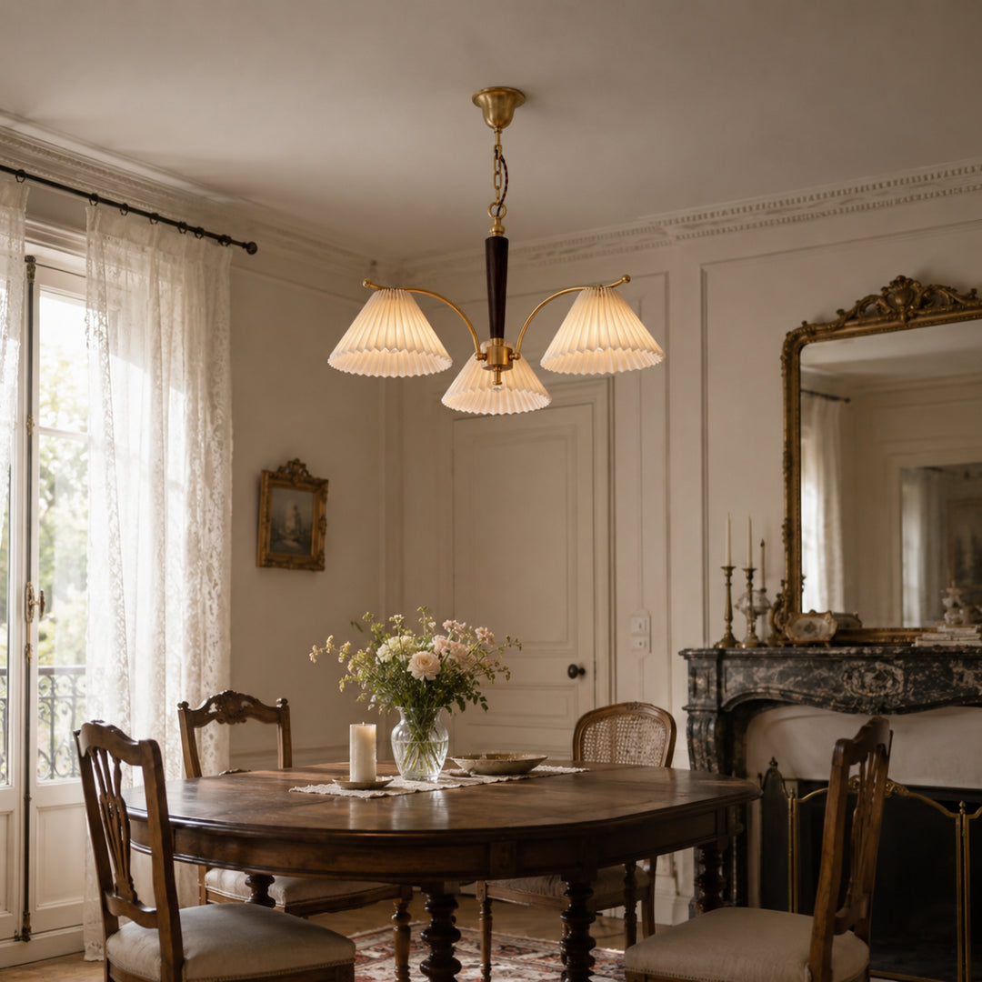 Classic Pleated Chandelier 8