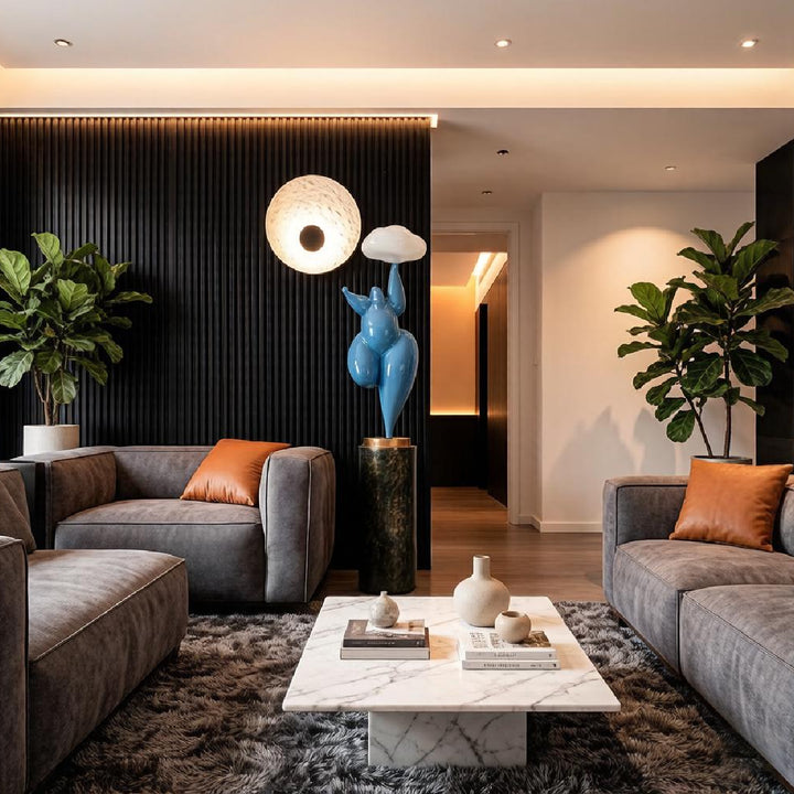  Cloud-Shaped Sculpture Floor Lamp 11