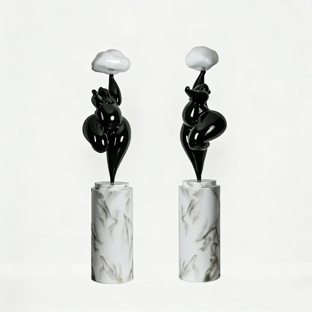  Cloud-Shaped Sculpture Floor Lamp 3