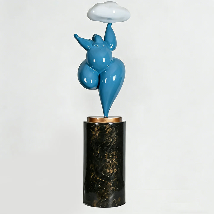  Cloud-Shaped Sculpture Floor Lamp 5