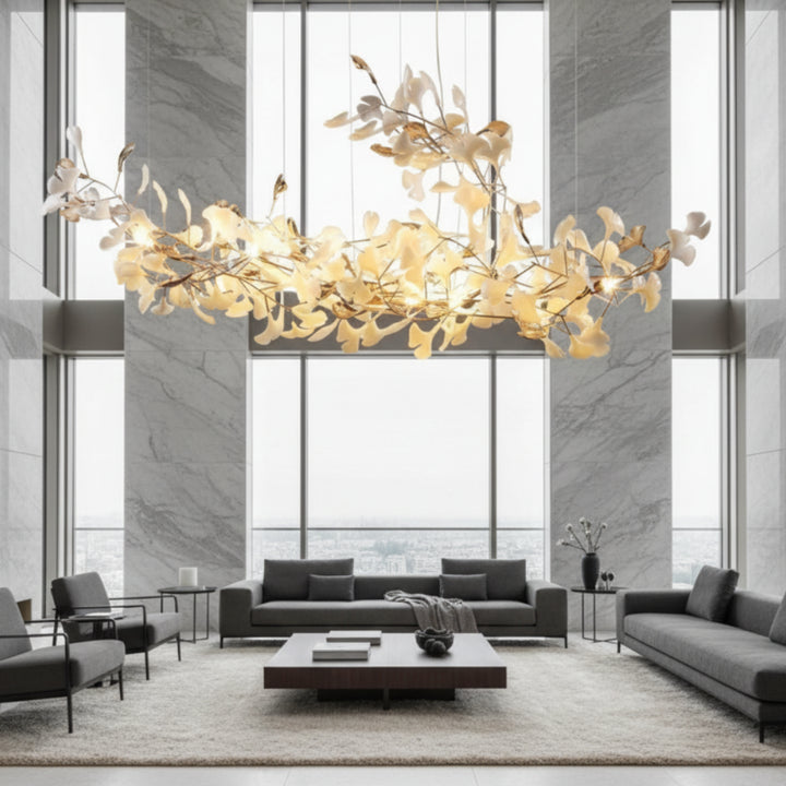 Cloud Ginkgo Chandelier 15