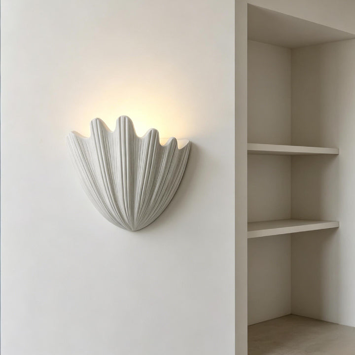 Coastal Wave Plaster Wall Light 4