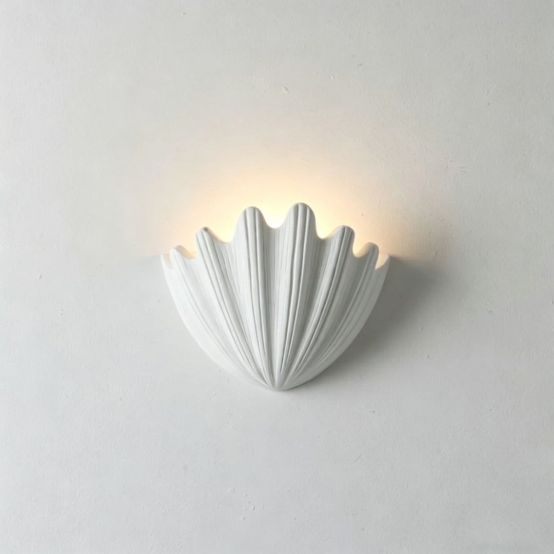 Coastal Wave Plaster Wall Light 7