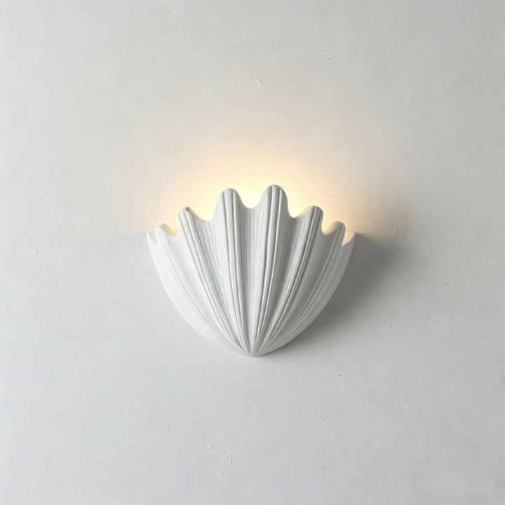 Coastal Wave Plaster Wall Light 7