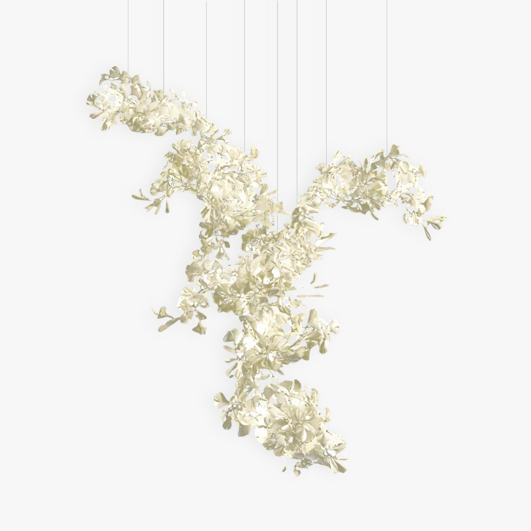 Combination Gingko Chandelier 1