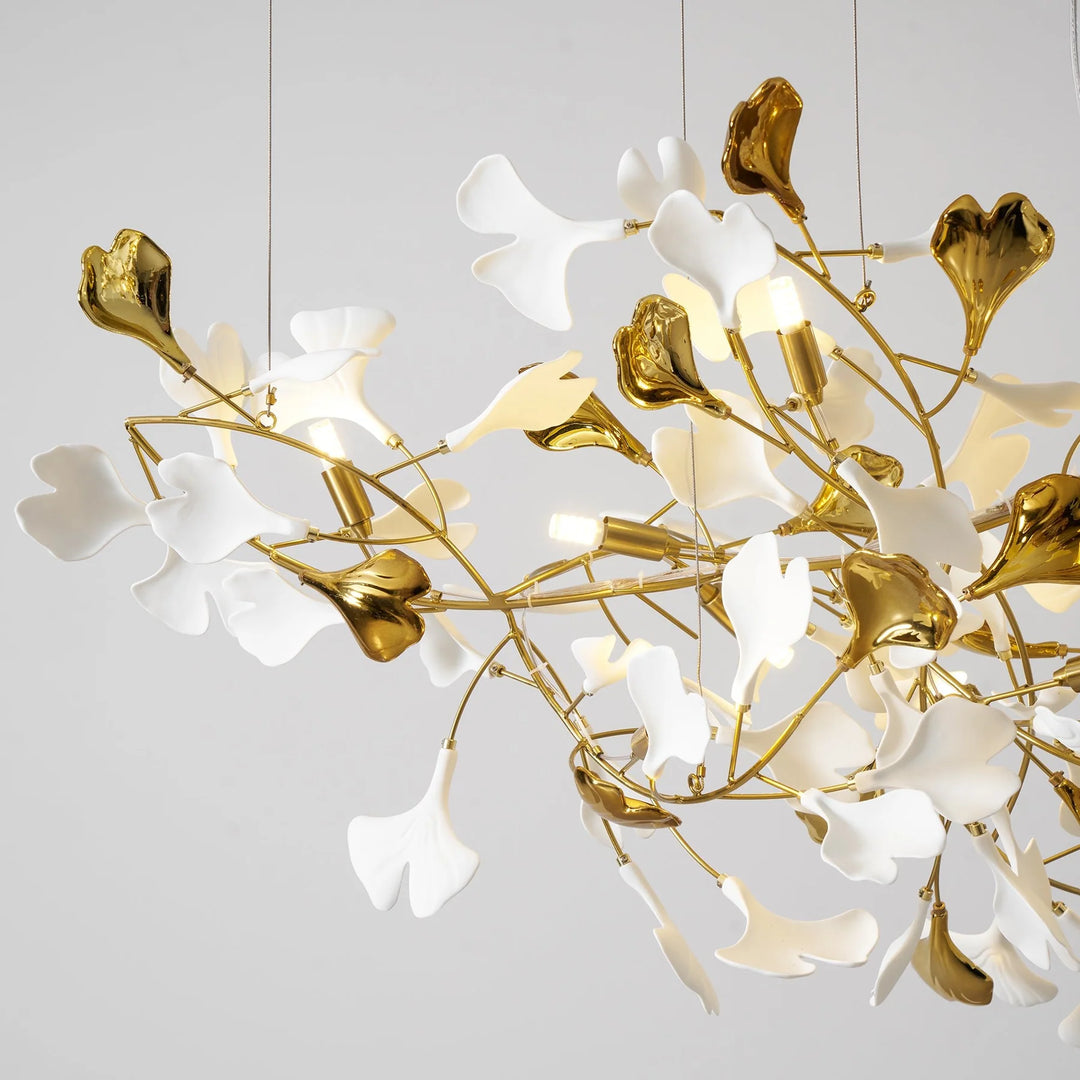 Combination Gingko Chandelier 16