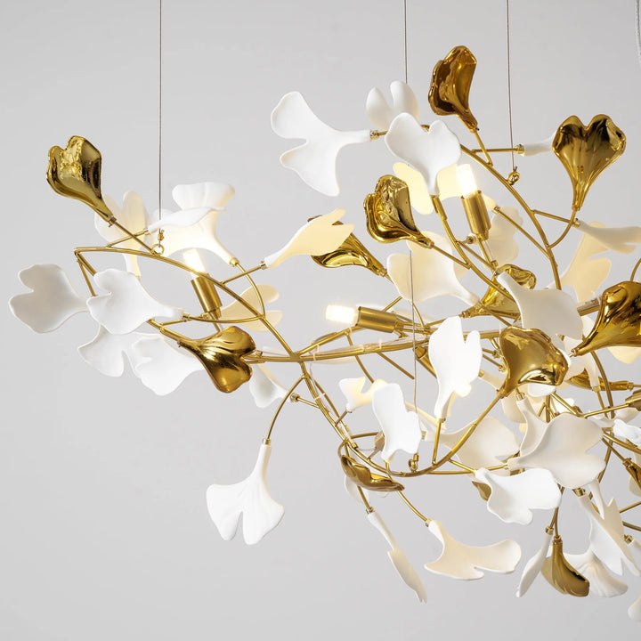 Combination Gingko Chandelier 16