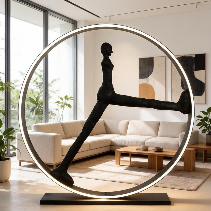 Creative Wandering Sculpture Floor Lamp 2