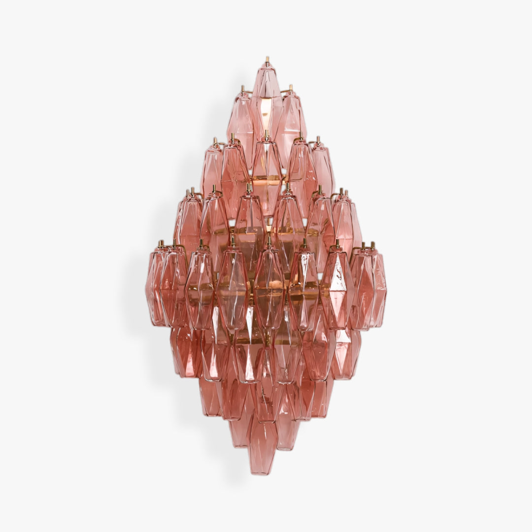 Cressa Amber Glass Wall Sconce 1