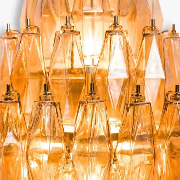 Cressa Amber Glass Wall Sconce 12