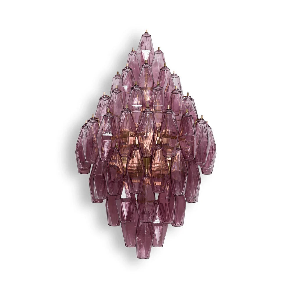 Cressa Amber Glass Wall Sconce 3