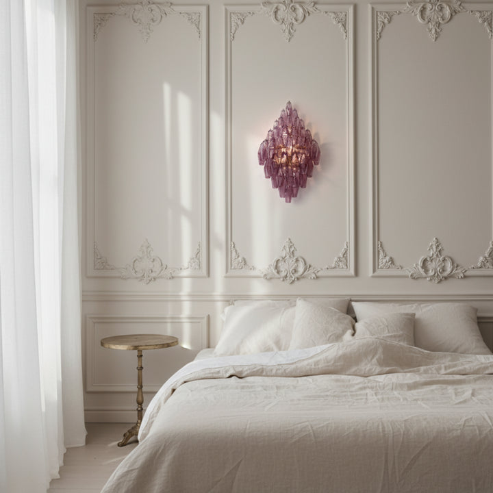 Cressa Amber Glass Wall Sconce 9