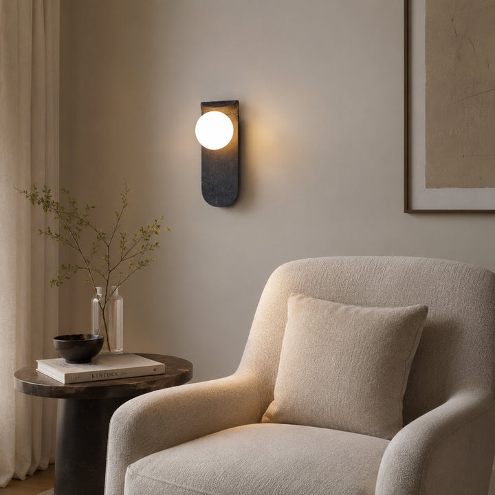 Crevane Travertine Wall Lamp 1