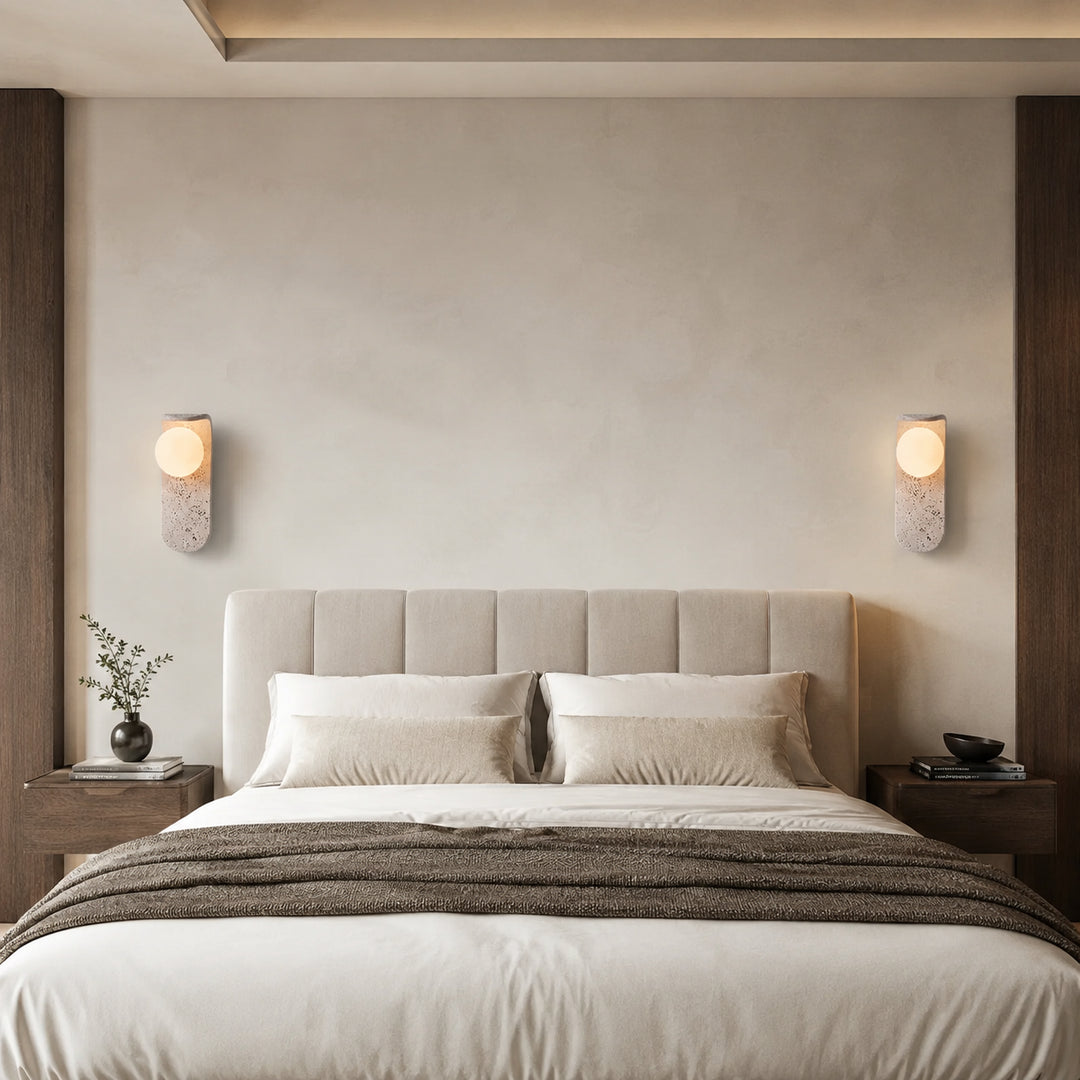 Crevane Travertine Wall Lamp 6