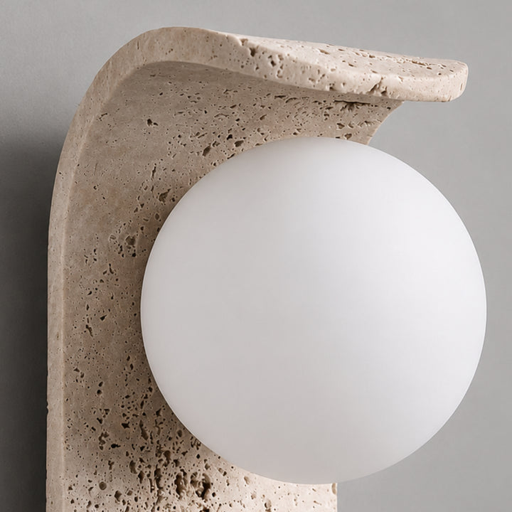 Crevane Travertine Wall Lamp 7