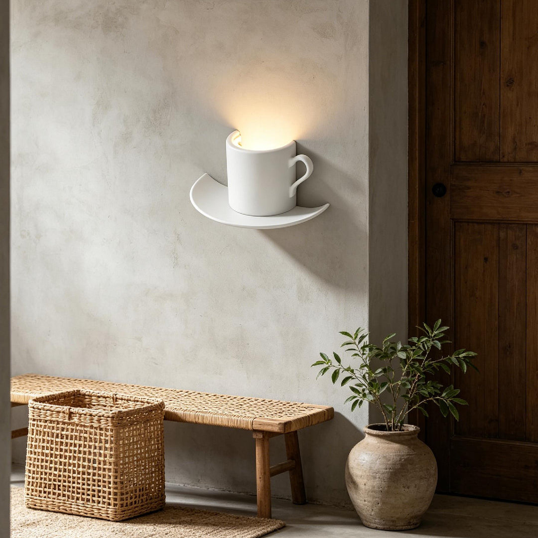 Cup Plaster Wall Light 10