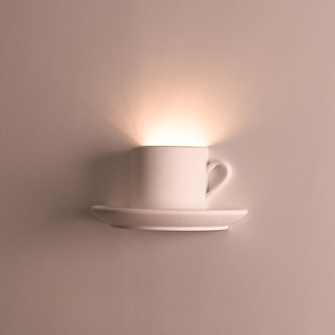 Cup Plaster Wall Light 14