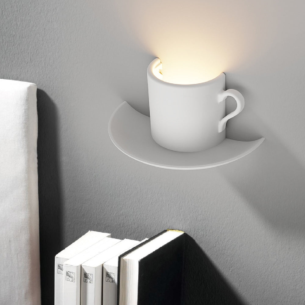 Cup Plaster Wall Light 2