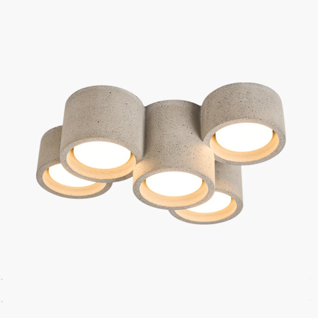 Cyluxa Plaster Cylinder Ceiling Lamp 18