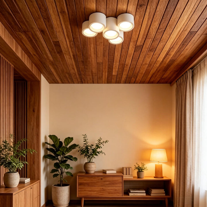 Cyluxa Plaster Cylinder Ceiling Lamp 22