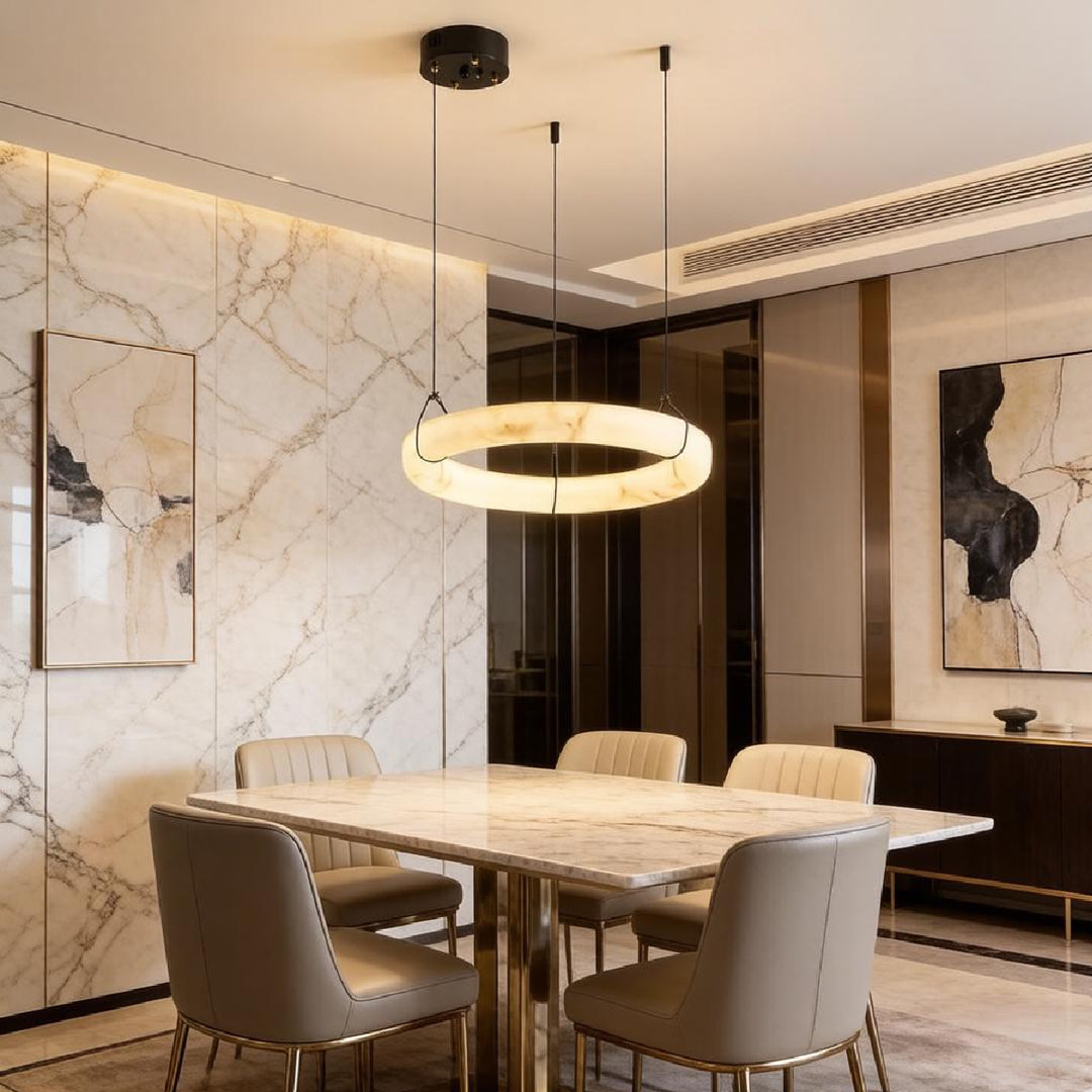 Damrekni Alabaster Pendant Light 10