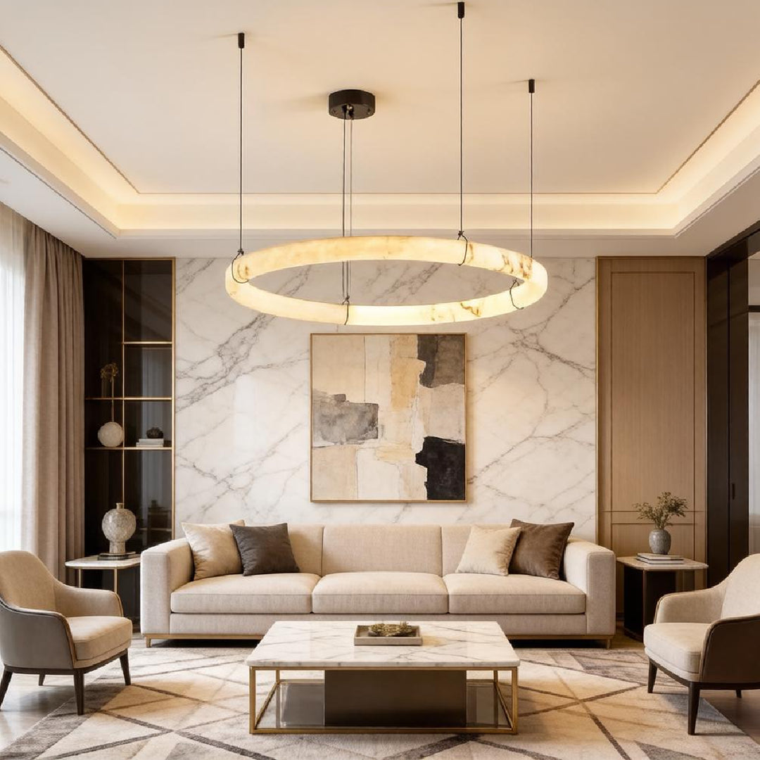 Damrekni Alabaster Pendant Light 11