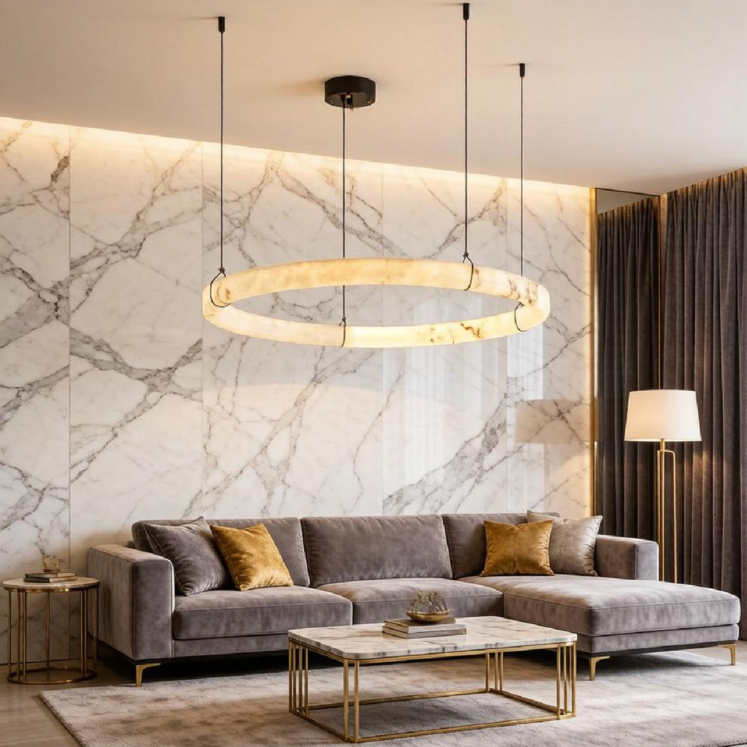 Damrekni Alabaster Pendant Light 6