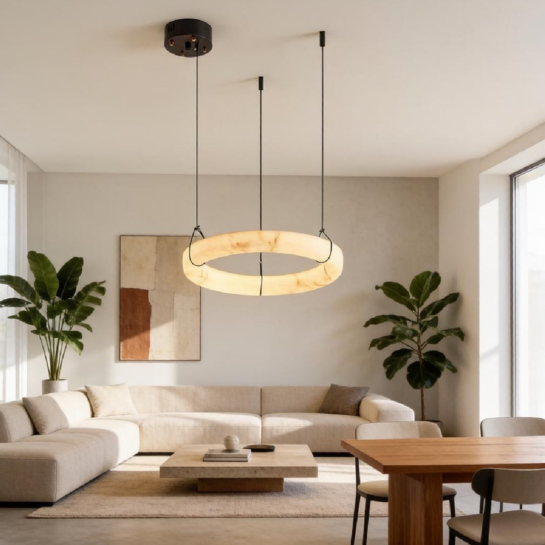 Damrekni Alabaster Pendant Light 8