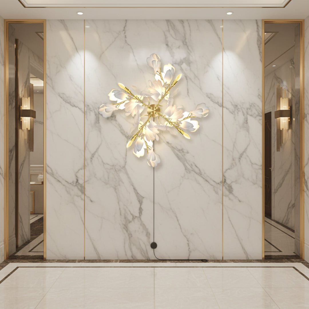 Daro Flowers Gingko Wall Lamp 8