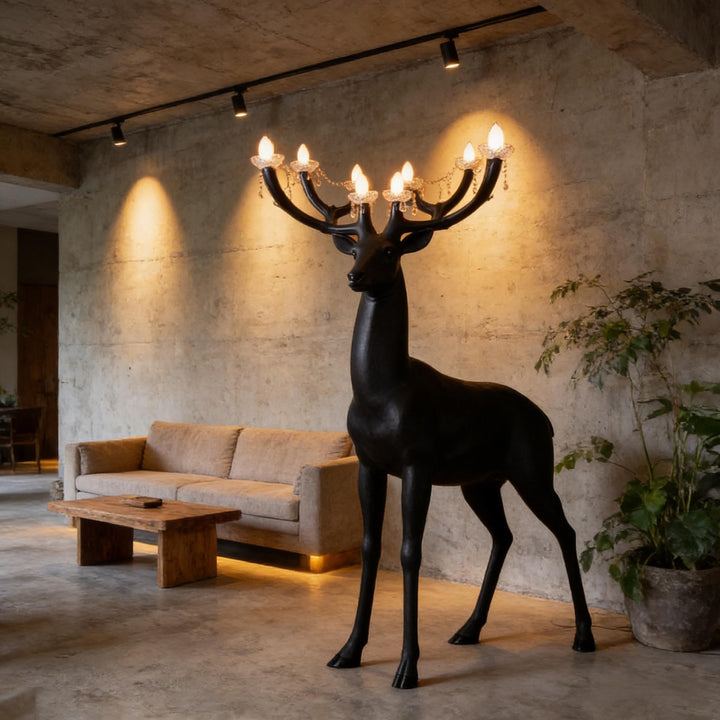 Deer Sculpture Floor Lamp 11