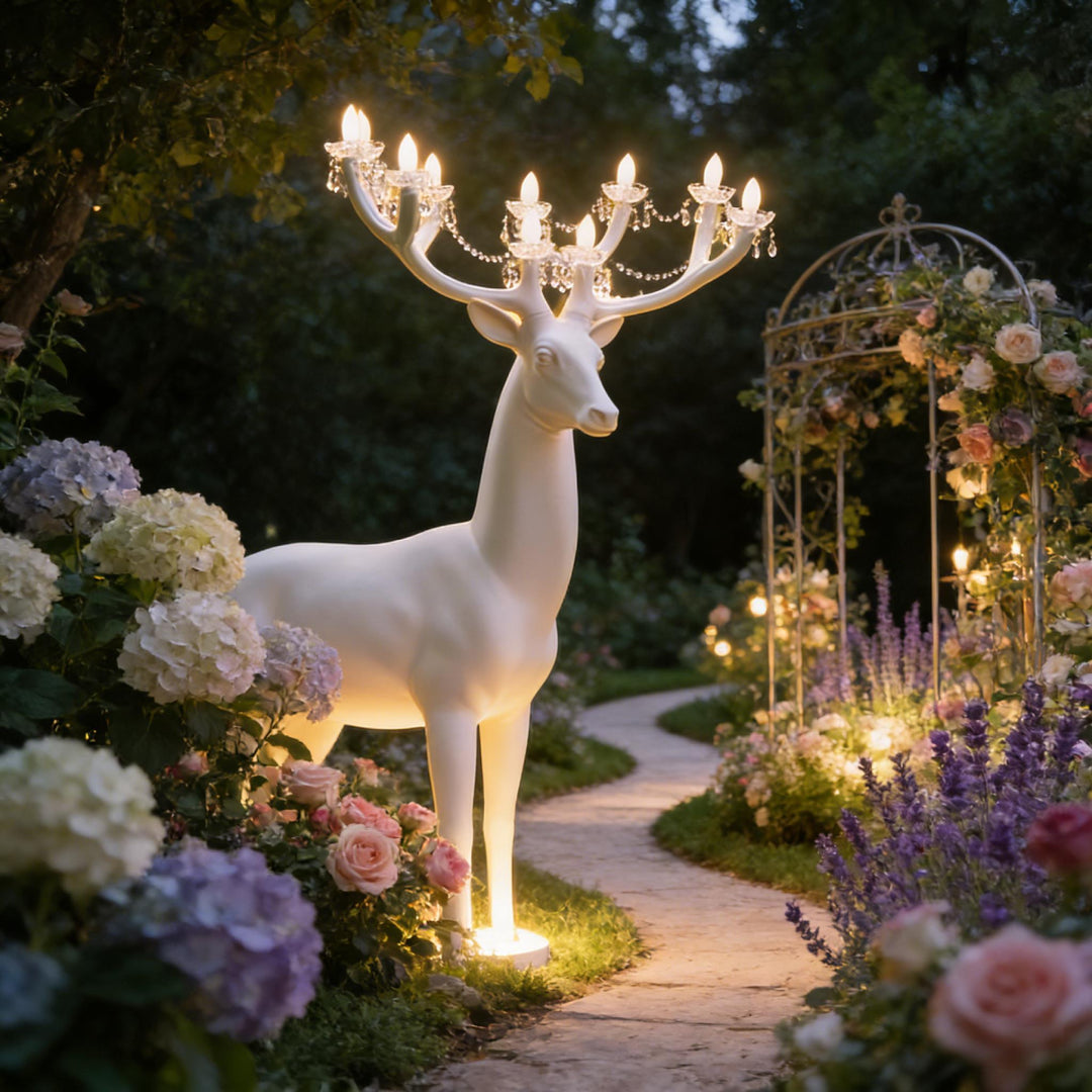 Deer Sculpture Floor Lamp 3