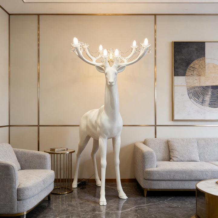 Deer Sculpture Floor Lamp 4