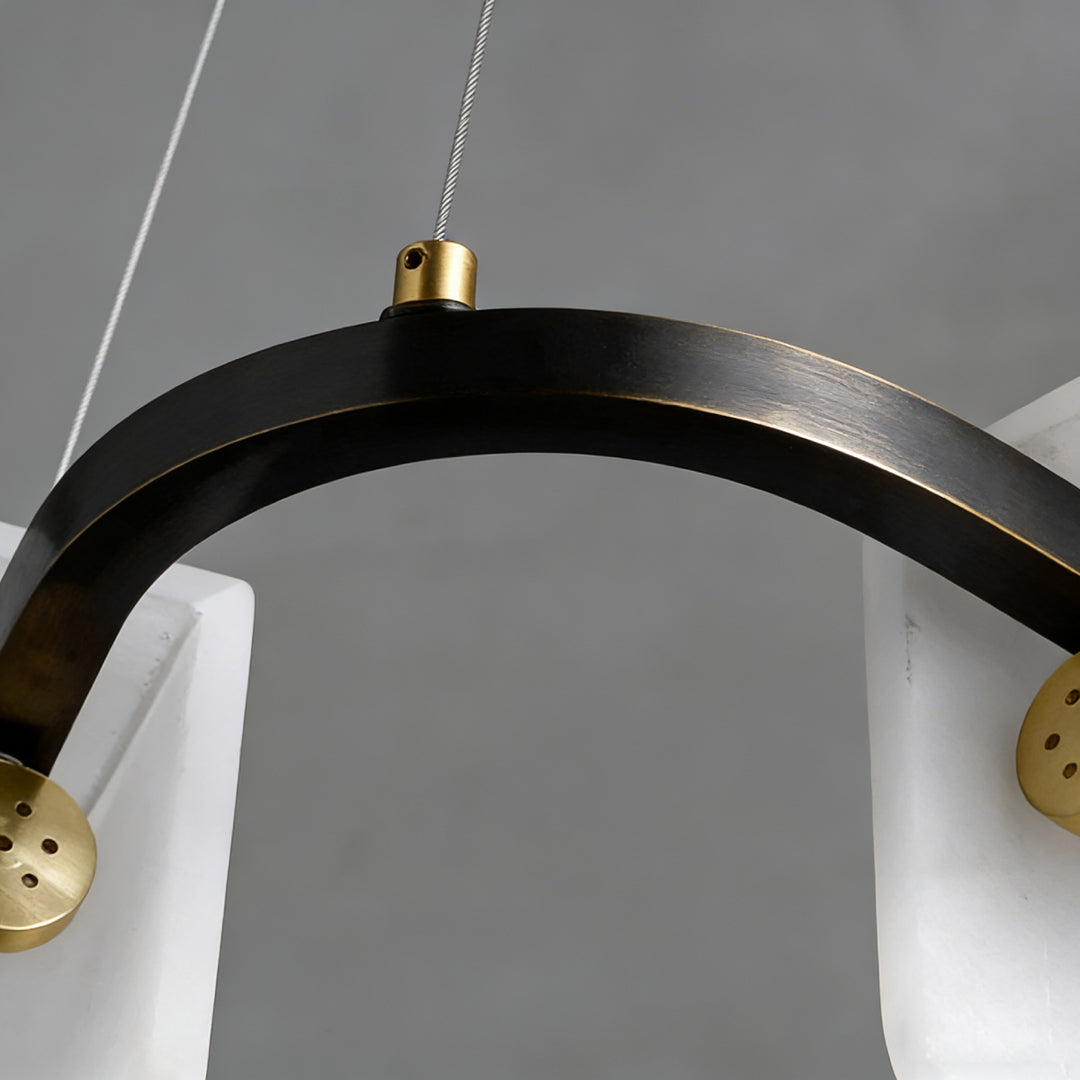 Delia Alabaster Chandelier 11