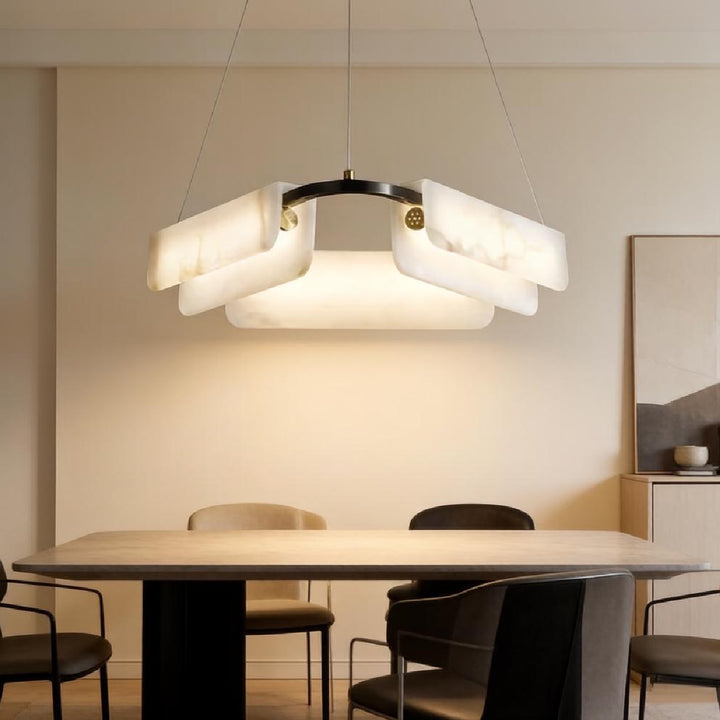 Delia Alabaster Chandelier 4
