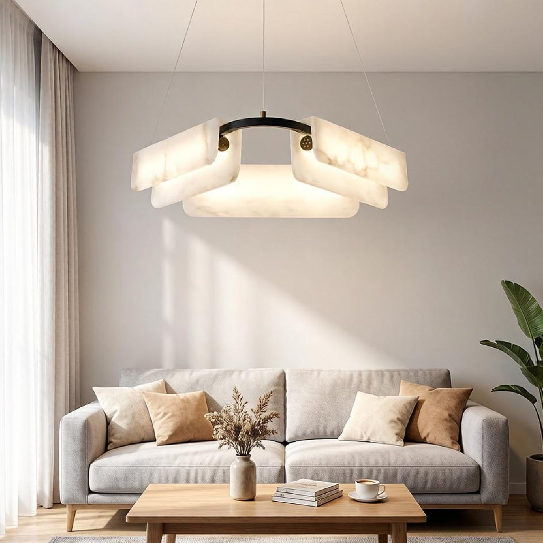 Delia Alabaster Chandelier 5
