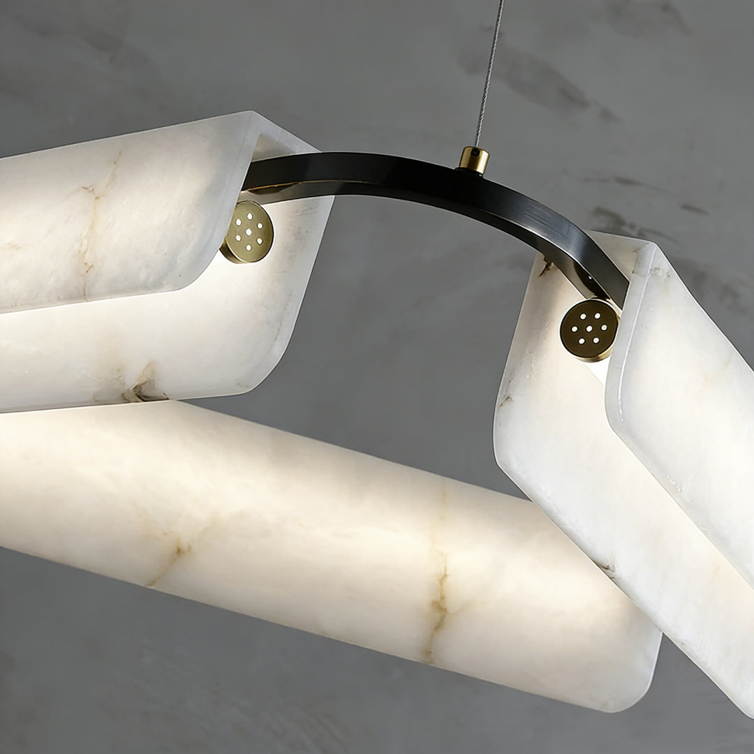 Delia Alabaster Chandelier 7