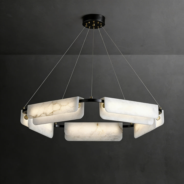 Delia Alabaster Chandelier 8