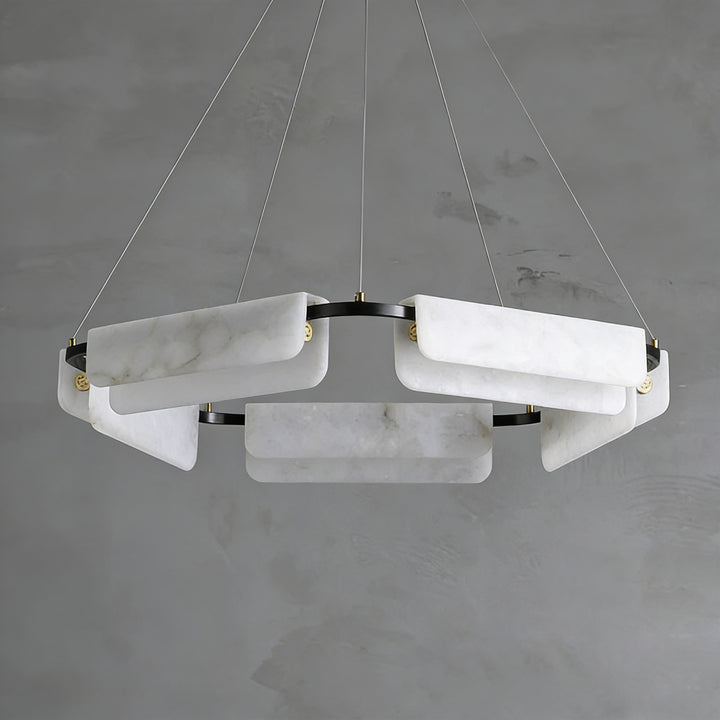 Delia Alabaster Chandelier 9