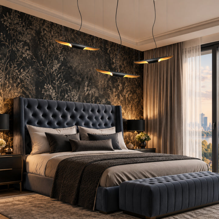 Delyvra Vertical Pendant Light 9