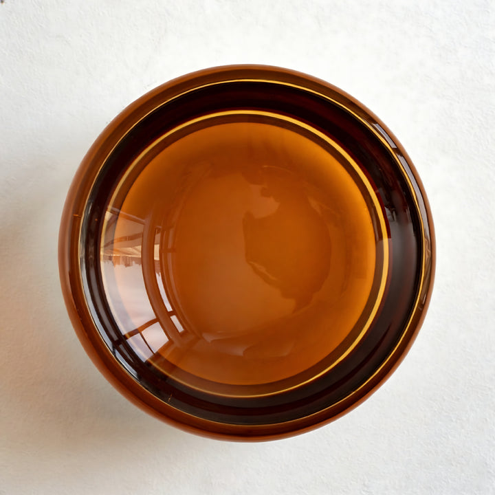 Wandleuchte aus genopptem Glas