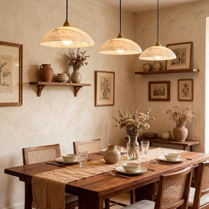 Dome Alabaster Pendant Lamp 10